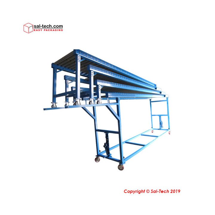 STEP Gravity Roller Conveyor for Unloading